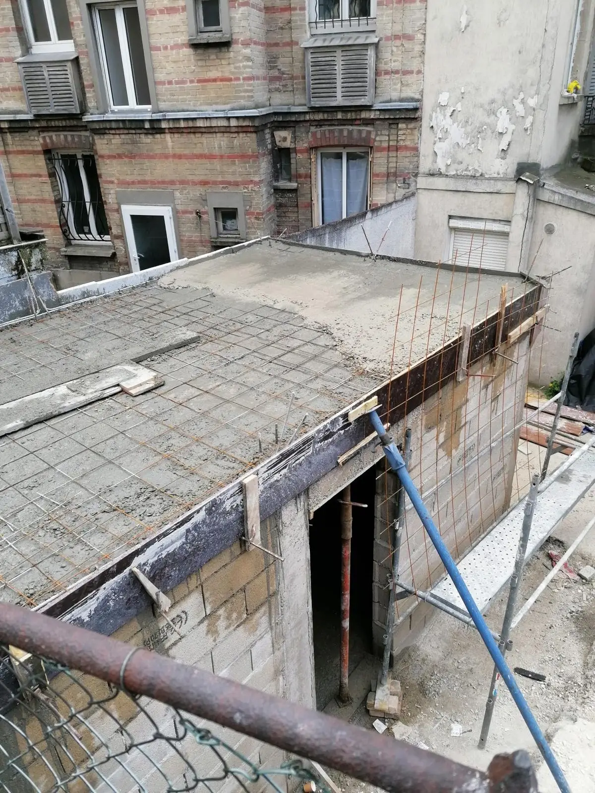 Réhaussement charpente