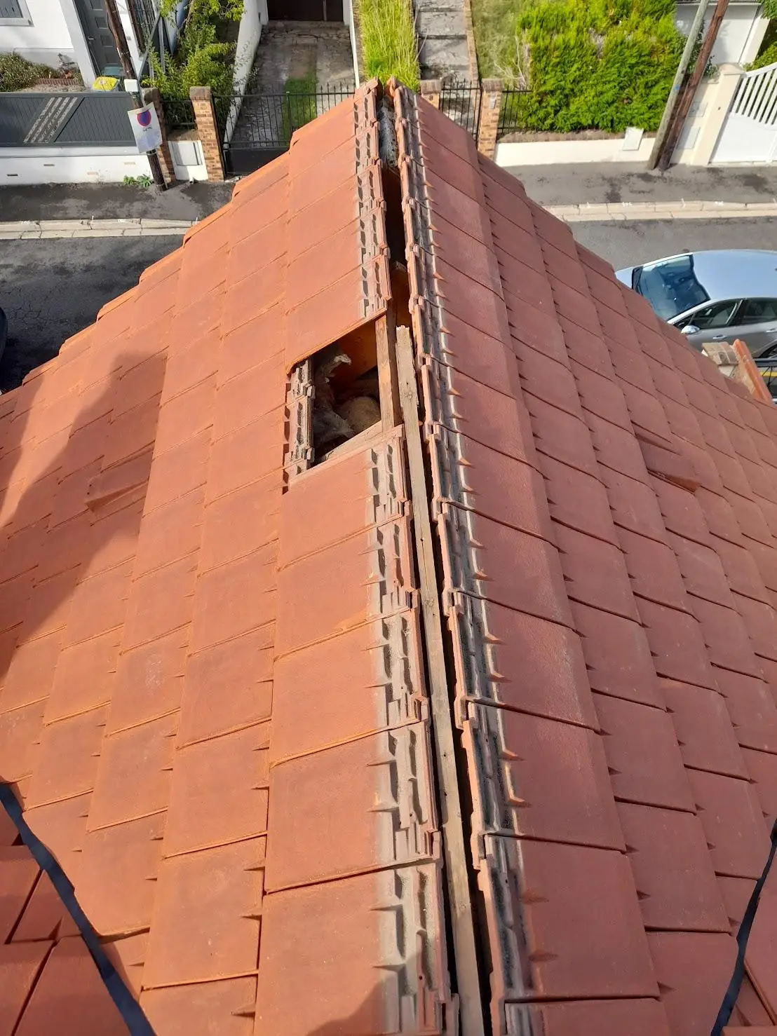 Rénovation faitage